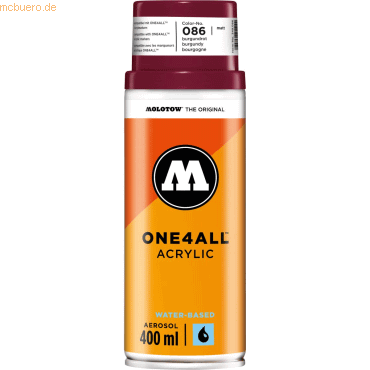 Molotow Farbspray Acrylic One4All 400ml burgundrot