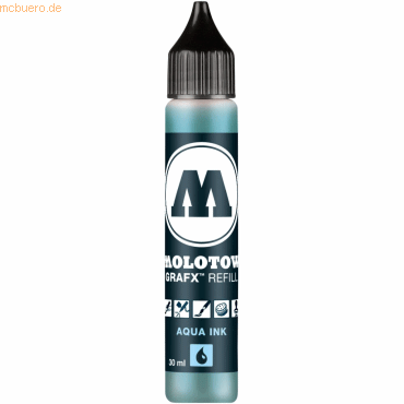 Molotow Nachflltinte Aqua fr Pump Softliner 30ml trkisblau