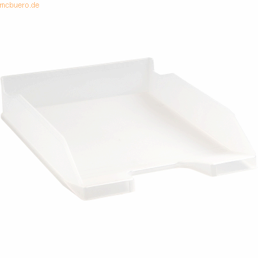 6 x Exacompta Briefablage Combo 2 A4+ Office wei transluzent