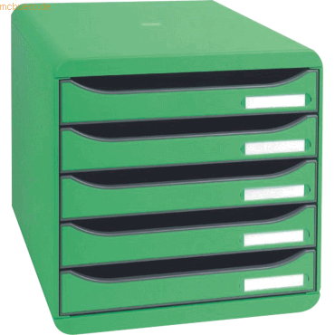 Exacompta Schubladenbox Big-Box Plus Iderama 5 Fcher grn