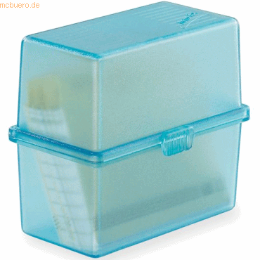 Exacompta Memo-Box Din A8 quer Linicolor trkis transluzent