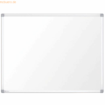 Nobo Weißwandtafel Prestige Emaille magentisch Alurahmen 60x45cm weiß