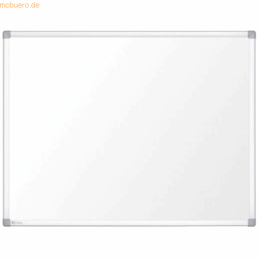 Nobo Weißwandtafel Prestige Emaille magnetisch Alurahmen 90x60cm weiß