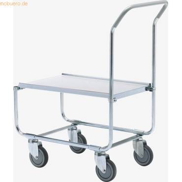 Helge Nyberg Stapelwagen erhht 1 Etage 62x42,5cm silber