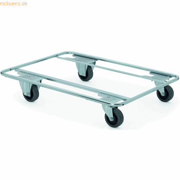 Helge Nyberg Stahlrohrwagen gro 1 Etage 86x64cm silber