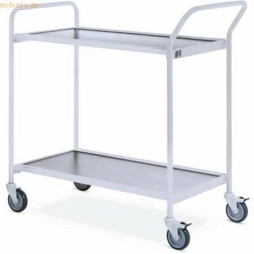 Helge Nyberg Tischwagen 1 Fahrhandgriff 1 Stirnseite 2 Etagen 80x42cm