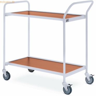Helge Nyberg Tischwagen 1 Fahrhandgriff 1 Stirnseite 2 Etagen 80x42cm