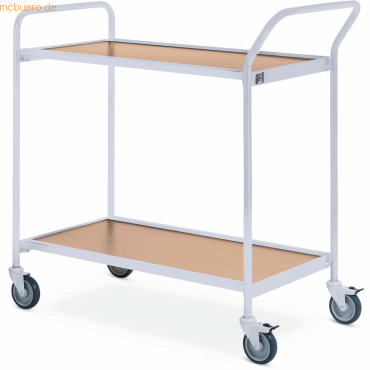 Helge Nyberg Tischwagen 1 Fahrhandgriff 1 Stirnseite 2 Etagen 80x42cm