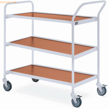 Helge Nyberg Tischwagen 1 Fahrhandgriff 1 Stirnseite 3 Etagen 80x42cm