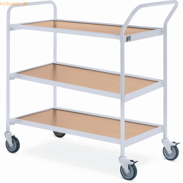 Helge Nyberg Tischwagen 1 Fahrhandgriff 1 Stirnseite 3 Etagen 80x42cm
