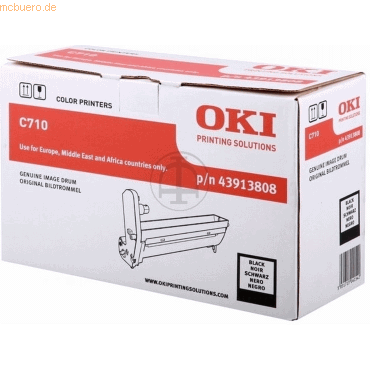 OKI Trommel Original Oki 43913808 schwarz