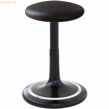 Ongo Sitz- und Stehhocker Classic regular 42-64cm skai Kunstleder schw