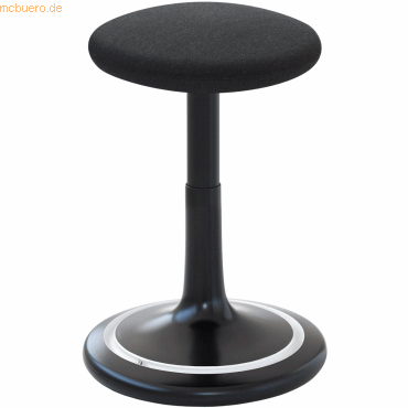 Ongo Sitz- und Stehhocker Classic regular 42-64cm Kvadrat remix schwar