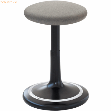 Ongo Sitz- und Stehhocker Classic regular 42-64cm Kvadrat remix schwar
