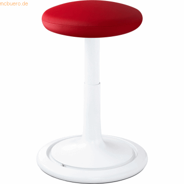Ongo Sitz- und Stehhocker Classic regular 42-64cm skai nature base wei