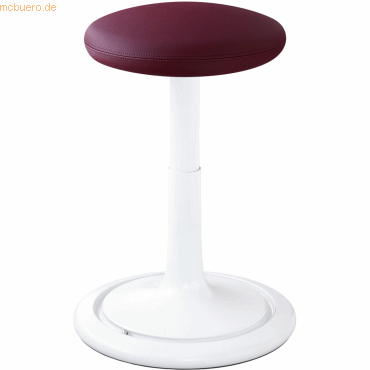 Ongo Sitz- und Stehhocker Classic regular 42-64cm skai nature base wei