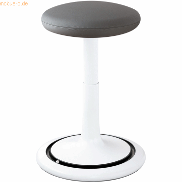 Ongo Sitz- und Stehhocker Classic regular 42-64cm skai nature base wei