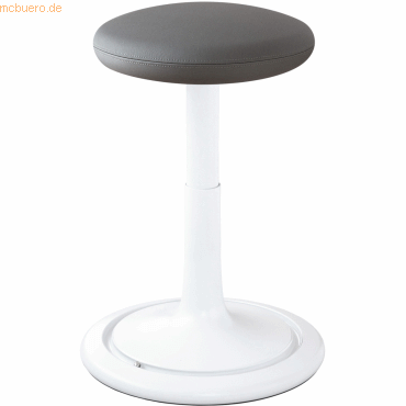 Ongo Sitz- und Stehhocker Classic regular 42-64cm skai nature base wei