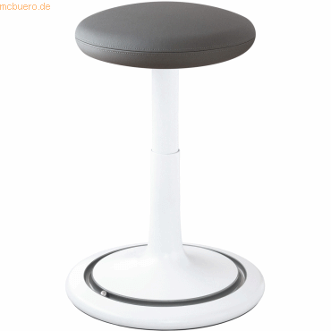 Ongo Sitz- und Stehhocker Classic regular 42-64cm skai nature base wei