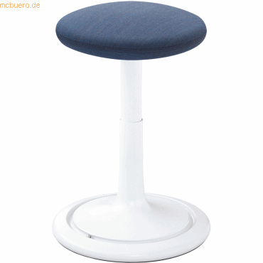 Ongo Sitz- und Stehhocker Classic regular 42-64cm Kvadrat remix wei/j