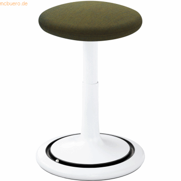 Ongo Sitz- und Stehhocker Classic regular 42-64cm Kvadrat remix wei/o