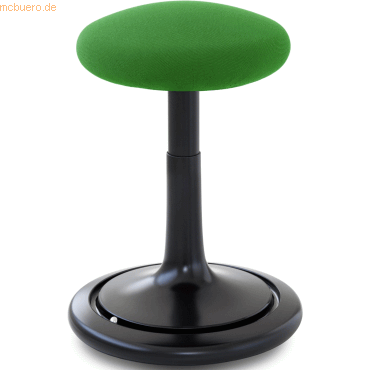 Ongo Sitz- und Stehhocker Classic tall 55-77cm Gestrick schwarz/grn/s