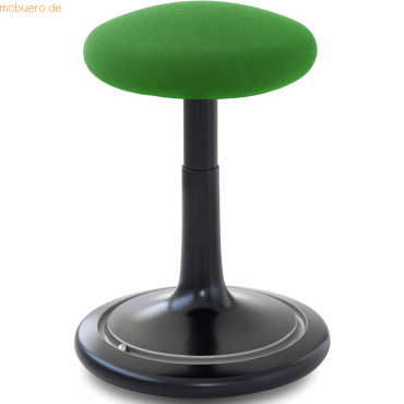 Ongo Sitz- und Stehhocker Classic tall 55-77cm Gestrick schwarz/grn/s