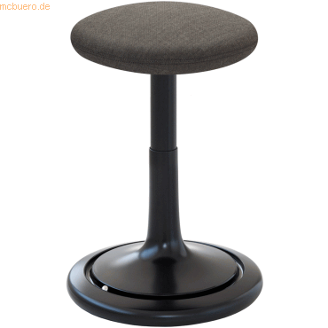 Ongo Sitz- und Stehhocker Classic tall 55-77cm Kvadrat remix schwarz/s