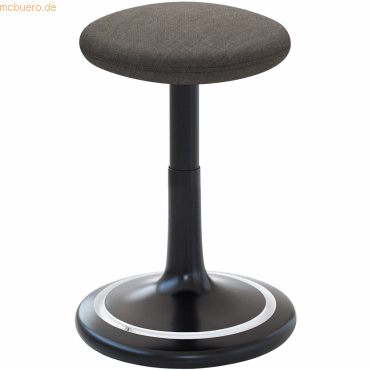 Ongo Sitz- und Stehhocker Classic tall 55-77cm Kvadrat remix schwarz/s