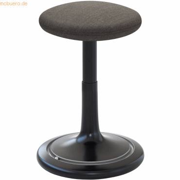 Ongo Sitz- und Stehhocker Classic tall 55-77cm Kvadrat remix schwarz/s