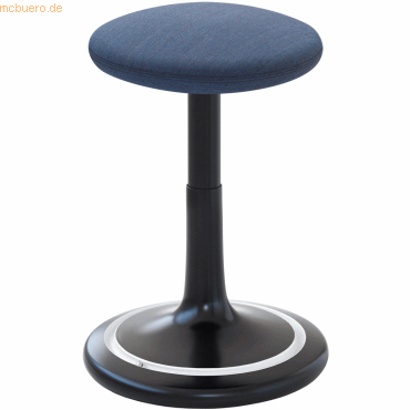 Ongo Sitz- und Stehhocker Classic tall 55-77cm Kvadrat remix schwarz/j