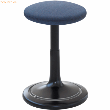 Ongo Sitz- und Stehhocker Classic tall 55-77cm Kvadrat remix schwarz/j