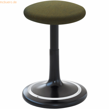 Ongo Sitz- und Stehhocker Classic tall 55-77cm Kvadrat remix schwarz/o