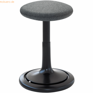 Ongo Sitz- und Stehhocker Classic tall 55-77cm Kvadrat divina schwarz/