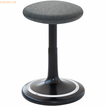 Ongo Sitz- und Stehhocker Classic tall 55-77cm Kvadrat divina schwarz/