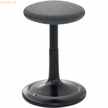 Ongo Sitz- und Stehhocker Classic tall 55-77cm Kvadrat divina schwarz/