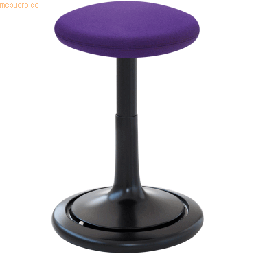 Ongo Sitz- und Stehhocker Classic tall 55-77cm Kvadrat divina schwarz/