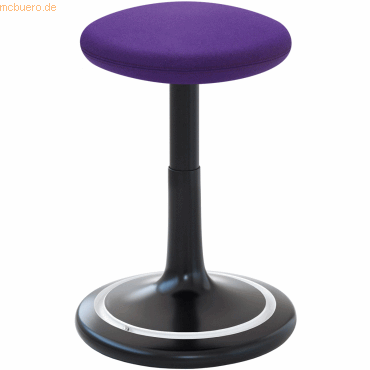Ongo Sitz- und Stehhocker Classic tall 55-77cm Kvadrat divina schwarz/