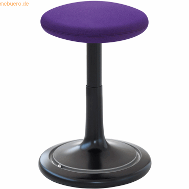 Ongo Sitz- und Stehhocker Classic tall 55-77cm Kvadrat divina schwarz/