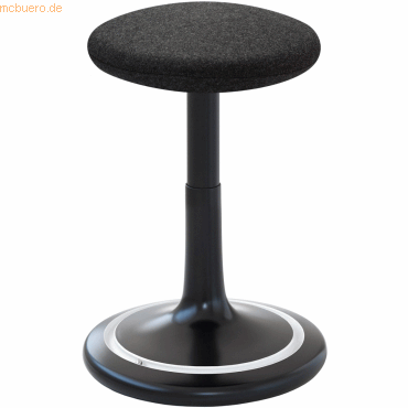 Ongo Sitz- und Stehhocker Classic tall 55-77cm Kvadrat divina schwarz/