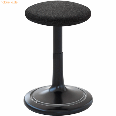 Ongo Sitz- und Stehhocker Classic tall 55-77cm Kvadrat divina schwarz/