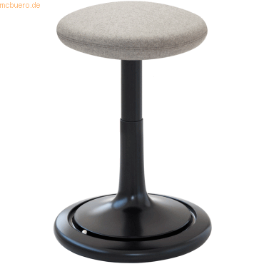 Ongo Sitz- und Stehhocker Classic tall 55-77cm Kvadrat divina schwarz/