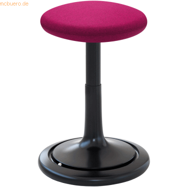 Ongo Sitz- und Stehhocker Classic tall 55-77cm Kvadrat divina schwarz/