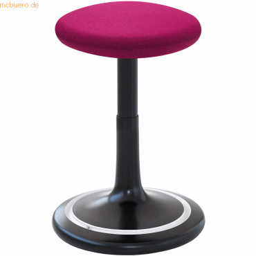 Ongo Sitz- und Stehhocker Classic tall 55-77cm Kvadrat divina schwarz/