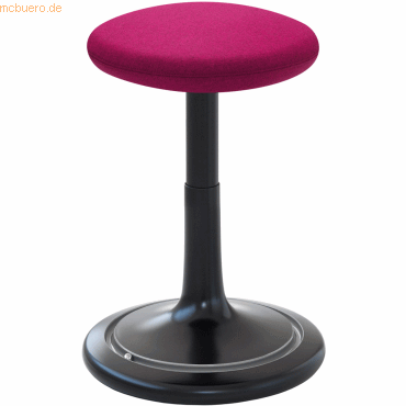 Ongo Sitz- und Stehhocker Classic tall 55-77cm Kvadrat divina schwarz/