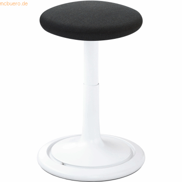 Ongo Sitz- und Stehhocker Classic tall 55-77cm Kvadrat remix wei/anth