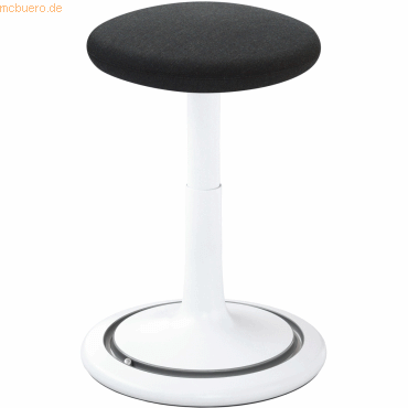 Ongo Sitz- und Stehhocker Classic tall 55-77cm Kvadrat remix wei/anth