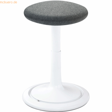 Ongo Sitz- und Stehhocker Classic tall 55-77cm Kvadrat divina wei/gra