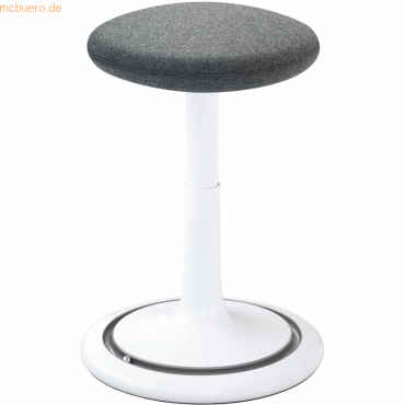 Ongo Sitz- und Stehhocker Classic tall 55-77cm Kvadrat divina wei/gra