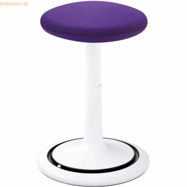 Ongo Sitz- und Stehhocker Classic tall 55-77cm Kvadrat divina wei/pur